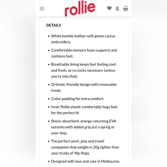 🌵Rollie Derby leather shoes embroidered cactus 🌵 39 - Picture 2 of 15